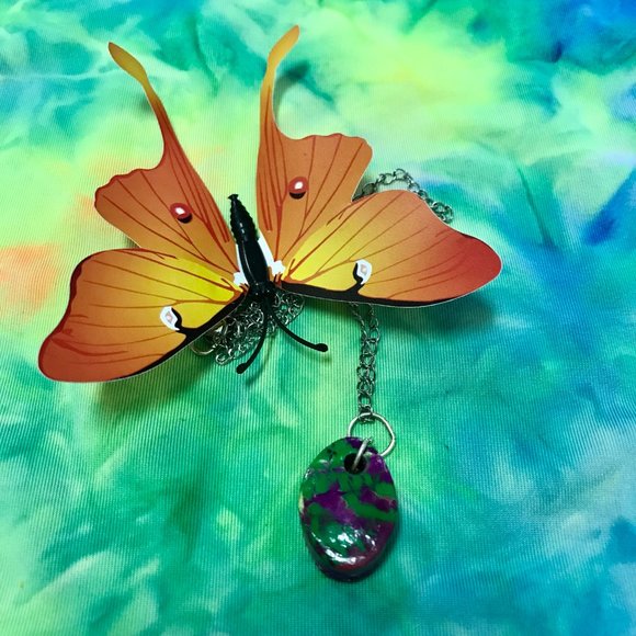 Reversible Unique Rare Vintage Boho One of a Kind Handmade Necklace - Picture 11 of 16